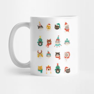Funny Cats Christmas Mug